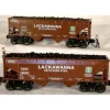 RMT 962195 O 2-Bay Hopper Bethlehem Steel/Lackawanna (Set of 2) - Model Train Junction: Quality Parts and Art Supplies