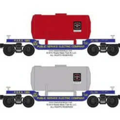 RMT 96508 O Dep.Ctr.Flat Car Public Service of NJ/2pk - Model Train Junction: Quality Parts and Art Supplies