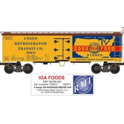 RMT 86199-262 O Iga Foods Woodside Reefer - Model Train Junction: Quality Parts and Art Supplies