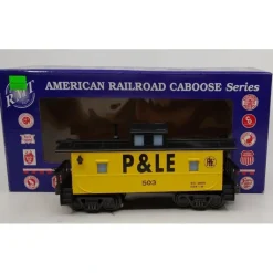 RMT CAB301 P&LE Lighted Caboose w/ Marker Lights & Figure #503 - Model Train Junction: Quality Parts and Art Supplies