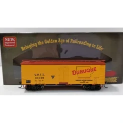 Roundhouse 85496 HO Dunbuque Packing Co. 36' Meat Reefer URTX #63039 - Model Train Junction: Quality Parts and Art Supplies