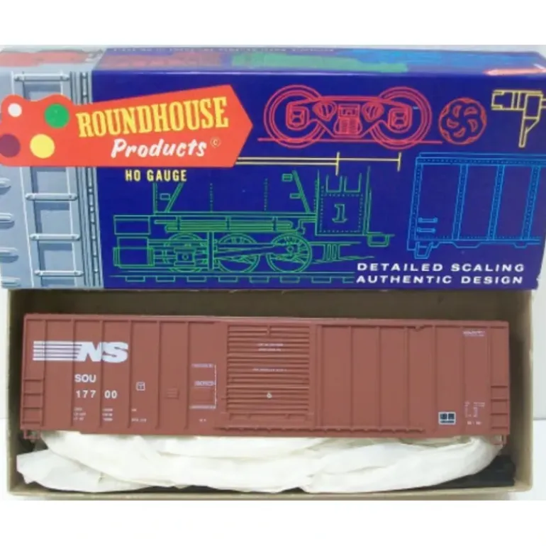 Roundhouse 17700 HO Norfolk Southern 50' Boxcar Kit - Model Train Junction: Quality Parts and Art Supplies