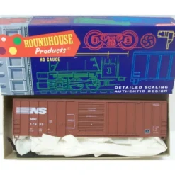 Roundhouse 17999 HO Norfolk Southern 50' Boxcar Kit - Model Train Junction: Quality Parts and Art Supplies