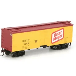 Roundhouse 85501 HO Scale Oscar Mayer/URTX 36' Meat Reefer #5369 - Model Train Junction: Quality Parts and Art Supplies