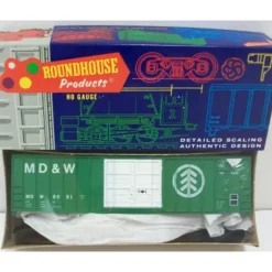 Roundhouse 3625 MD&W #8091 50' Boxcar Kit - Model Train Junction: Quality Parts and Art Supplies