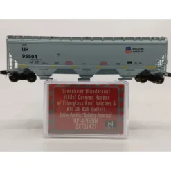 Scale Trains SXT31421 N Union Pacific Gunderson 5188 Covered Hopper Car #95504 LN/Box - Model Train Junction: Quality Parts and Art Supplies