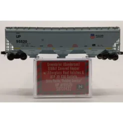 Scale Trains SXT31422 N Union Pacific Gunderson 5188 Covered Hopper Car #95520 LN/Box - Model Train Junction: Quality Parts and Art Supplies