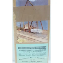 Sheepscot Scale Products 1063 HO Wooden Derrick & Clam Bucket Building Kit - Model Train Junction: Quality Parts and Art Supplies