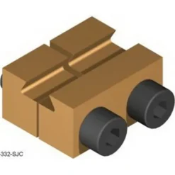 Split Jaw 40105 332-SJC Brass Clamps (Pack of 10) - Model Train Junction: Quality Parts and Art Supplies