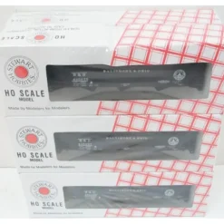 Stewart 10302 HO Baltimore & Ohio 3-Bay 70 Ton Hopper Kit (Set of 6) - Model Train Junction: Quality Parts and Art Supplies