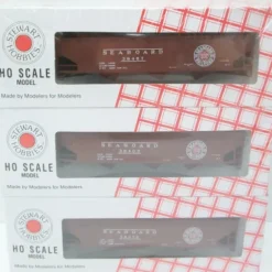 Stewart 10304 HO Seaboard Air Line 70-Ton Three-Bay Triple Offset Hopper (6) - Model Train Junction: Quality Parts and Art Supplies