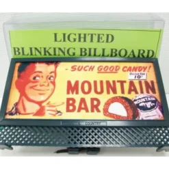 T&C 2602-89 MountainBar Candy OScale Lighted Billboard - Model Train Junction: Quality Parts and Art Supplies