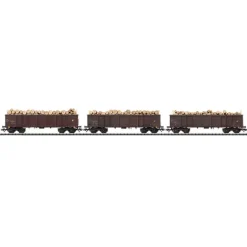 Trix 24532 BB High Side Gondola 3-Car Set - Model Train Junction: Quality Parts and Art Supplies