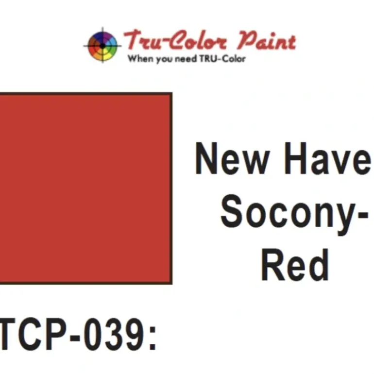 Tru-Color Paint, TCP-039, Air Brush Ready, New Haven Socony Red, 1oz - Model Train Junction: Quality Parts and Art Supplies