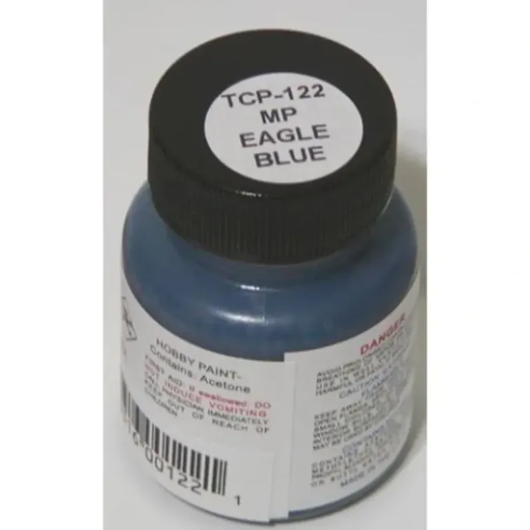 Tru-Color Paint, TCP-122, Air Brush Ready, Missouri Pacific Eagle Blue, 1oz - Model Train Junction: Quality Parts and Art Supplies