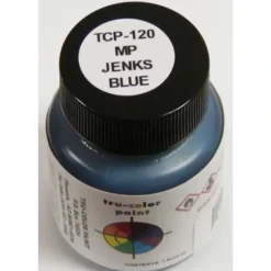 Tru-Color Paint, TCP-120, Air Brush Ready, Missouri Pacific Jenks Blue, 1oz - Model Train Junction: Quality Parts and Art Supplies