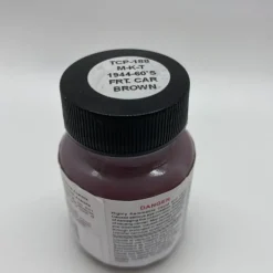 Tru-Color Paint, TCP-188, Air Brush Ready, MKT '44-'60s Frt Car Brown, 1oz - Model Train Junction: Quality Parts and Art Supplies