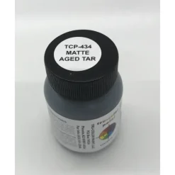 Tru-Color Paint, TCP-434, Air Brush Ready, MATTE-Aged Tar, 1 oz - Model Train Junction: Quality Parts and Art Supplies