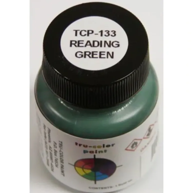Tru-Color Paint, TCP-133, Air Brush Ready, Reading Green, 1oz - Model Train Junction: Quality Parts and Art Supplies