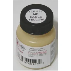 Tru-Color Paint, TCP-123, Air Brush Ready, Missouri Pacific Eagle Yellow, 1oz - Model Train Junction: Quality Parts and Art Supplies
