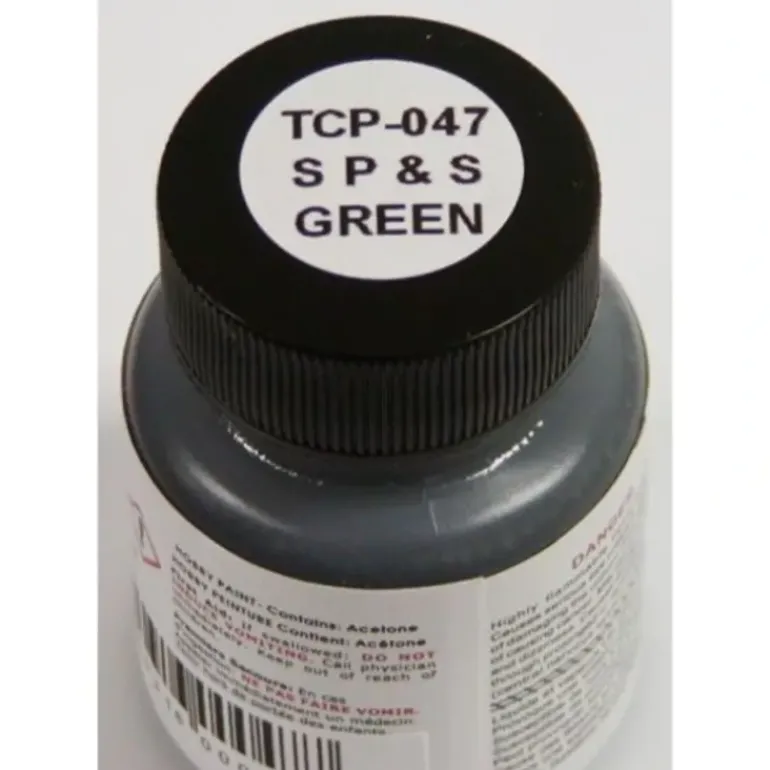 Tru-Color Paint, TCP-047, Airbrush Ready, Spokane Portland & Seattle Green, 1 oz - Model Train Junction: Quality Parts and Art Supplies