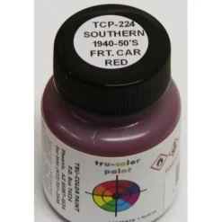 Tru-Color Paint, TCP-224, AirBrush Ready, SOU '38-'50 Freight Car Red, 1oz - Model Train Junction: Quality Parts and Art Supplies