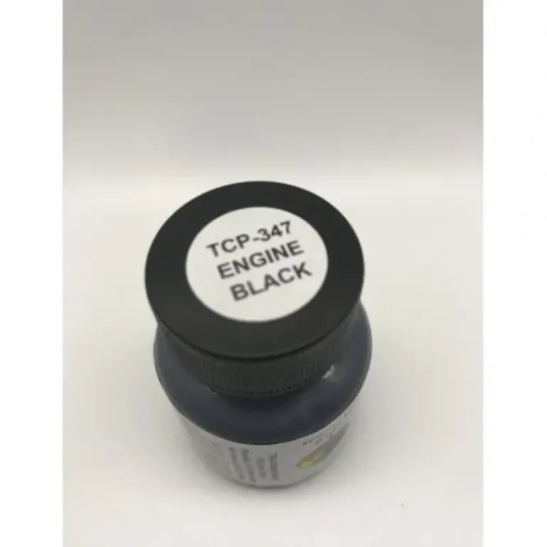 Tru-Color Paint, TCP-347, Airbrush Ready, Engine Black, 1 oz - Model Train Junction: Quality Parts and Art Supplies