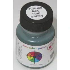 Tru-Color Paint, TCP-102, Airbrush Ready, Maine Central Pine Green, 1 oz - Model Train Junction: Quality Parts and Art Supplies