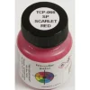 Tru-Color Paint, TCP-066, Airbrush Ready, Southern Pacific, Scarlet Red, 1 oz - Model Train Junction: Quality Parts and Art Supplies
