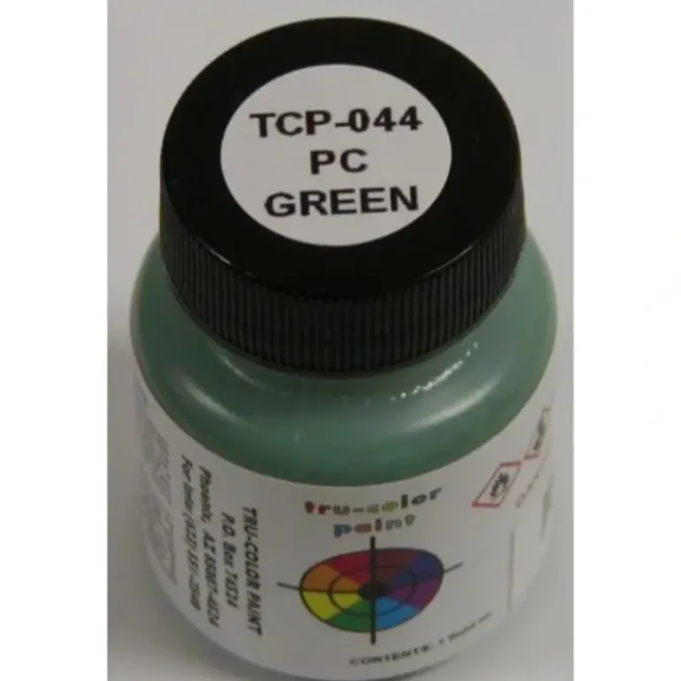 Tru-Color Paint, TCP-044, Airbrush Ready, Penn Central Green, 1 oz - Model Train Junction: Quality Parts and Art Supplies