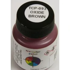 Tru-Color Paint, TCP-093, Airbrush Ready, US Oxide Brown, 1 oz - Model Train Junction: Quality Parts and Art Supplies