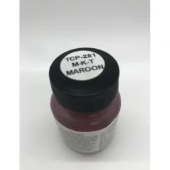 Tru-Color Paint, TCP-281, Airbrush Ready, M-K-T Maroon, 1 oz - Model Train Junction: Quality Parts and Art Supplies