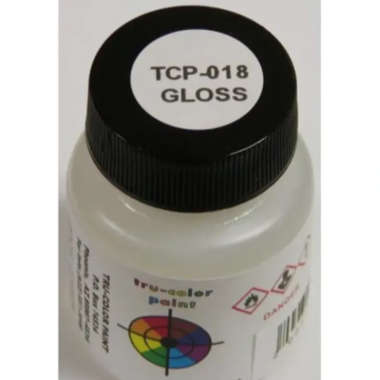 Tru-Color Paint, TCP-018, Airbrush Ready, Gloss, 1 oz - Model Train Junction: Quality Parts and Art Supplies