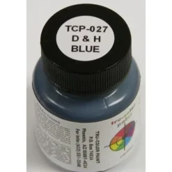 Tru-Color Paint, TCP-027, Airbrush Ready, Delaware & Hudson Blue, 1 oz - Model Train Junction: Quality Parts and Art Supplies