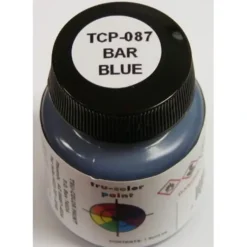 Tru-Color Paint, TCP-087, Airbrush Ready, BAR Blue, 1oz - Model Train Junction: Quality Parts and Art Supplies