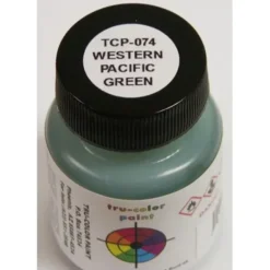 Tru-Color Paint, TCP-074, Airbrush Ready, Western Pacific Green, 1 oz - Model Train Junction: Quality Parts and Art Supplies