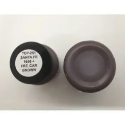 Tru-Color Paint, TCP-251, Airbrush Ready, Freight SF '45+Freight Car Brown, 1 oz - Model Train Junction: Quality Parts and Art Supplies