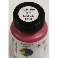 Tru-Color Paint, TCP-106, Airbrush Ready, Southern Pacific Daylight Red, 1 oz - Model Train Junction: Quality Parts and Art Supplies