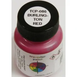 Tru-Color Paint, TCP-086, Airbrush Ready, Burlington Red (CB&Q Red), 1 oz - Model Train Junction: Quality Parts and Art Supplies