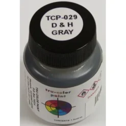 Tru-Color Paint, TCP-029, Airbrush Ready, Delaware & Hudson Gray, 1 oz - Model Train Junction: Quality Parts and Art Supplies