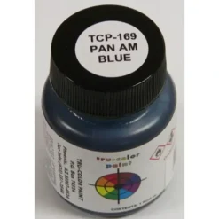 Tru-Color Paint, TCP-169, Airbrush Ready, Pan Am - Blue, 1oz - Model Train Junction: Quality Parts and Art Supplies