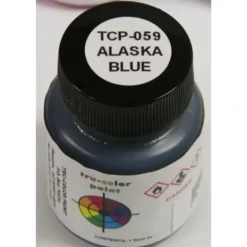 Tru-Color Paint, TCP-059, Airbrush Ready, Alaska Railroad Blue, 1 oz - Model Train Junction: Quality Parts and Art Supplies
