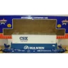 USA Trains 17130 G CSX Gunderson Husky Stack with 2 Containers #2- Metal Wheels - Model Train Junction: Quality Parts and Art Supplies