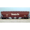 USA Trains R14102 G Atchison, Topeka and Santa Fe 4 Bay Center Flow Hopper - Model Train Junction: Quality Parts and Art Supplies
