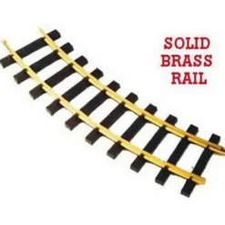 USA Trains R81700 G Brass 10' Diameter Curved Track Section - Model Train Junction: Quality Parts and Art Supplies