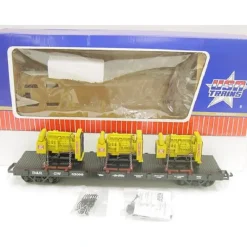 USA Trains R17501 G D&RGW Bulkhead Flatcar with 3 Generator Load - Model Train Junction: Quality Parts and Art Supplies