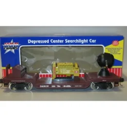 USA Trains R17326 G Denver & Rio Grande Depressed-Center Flat Car w/Searchlight - Model Train Junction: Quality Parts and Art Supplies