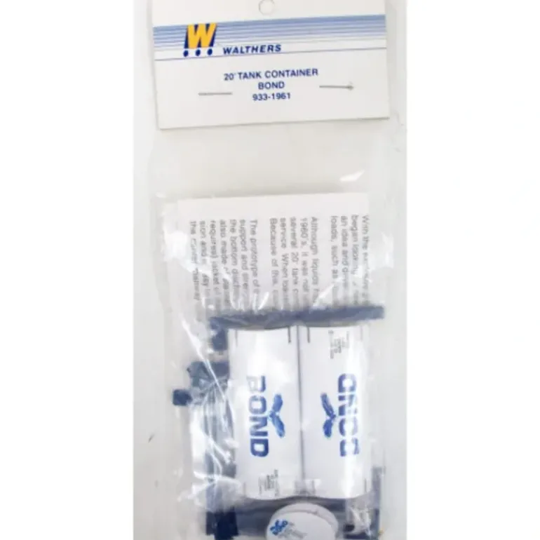 Walthers 933-1961 Bond 20' Tank Container Kit - Model Train Junction: Quality Parts and Art Supplies