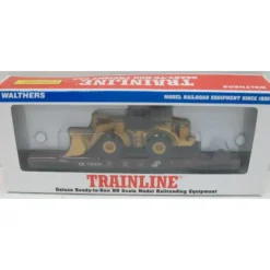 Walthers 931-757 Conrail 50' Flatcar w/Wheel Loader - Model Train Junction: Quality Parts and Art Supplies