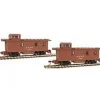 Walthers 932-27582 HO AT&SF Santa Fe 1300 Series Wood Caboose (Set of 2) - Model Train Junction: Quality Parts and Art Supplies